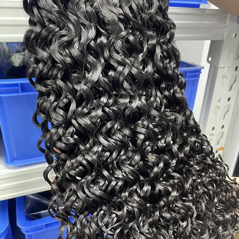 10A Raw Cambodian Virgin Hair Weaving Water Wave