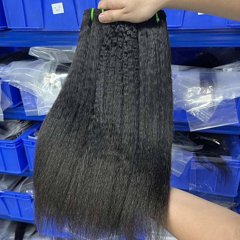 12A Raw Vietnamese Virgin Hair Weaving Kinky Straight