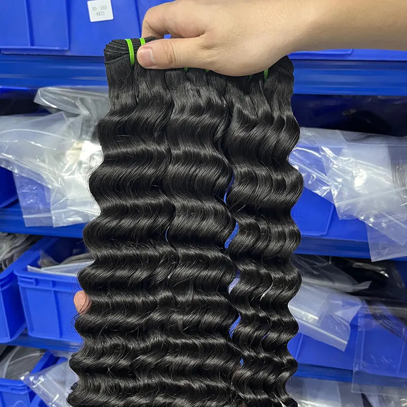 12A Raw Vietnamese Virgin Hair Weaving Loose Deep