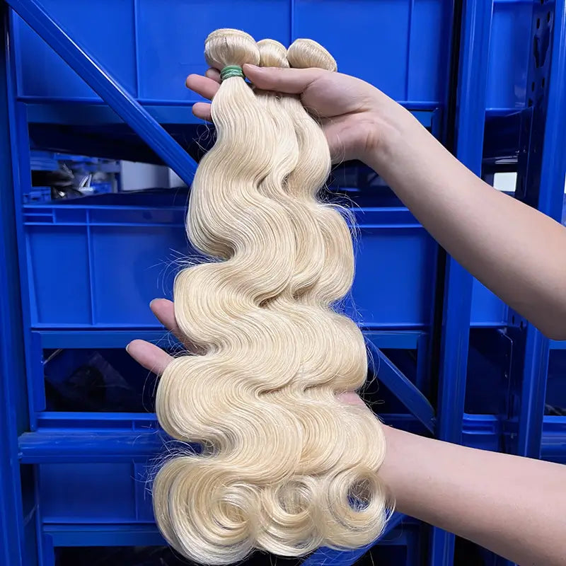 12A #613 Blonde Raw Hair Weaving Body Wave