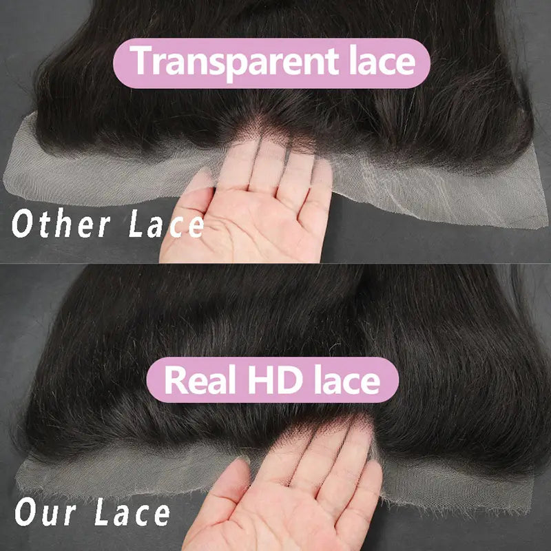 13x4 HD/ Transparent Frontal Body Wave