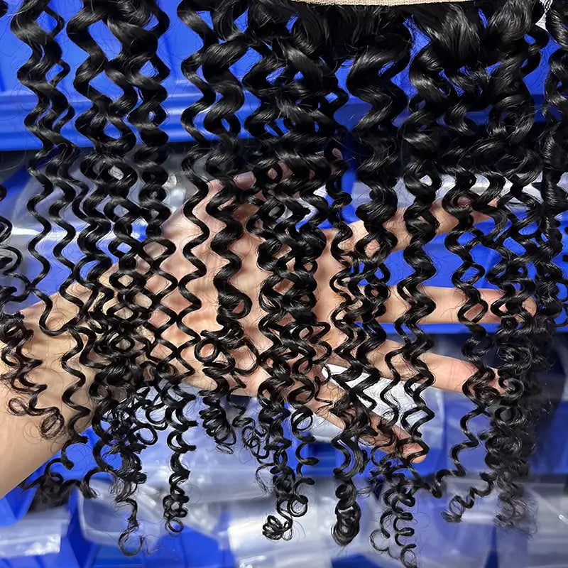 13x4 HD/ Transparent Frontal Curly