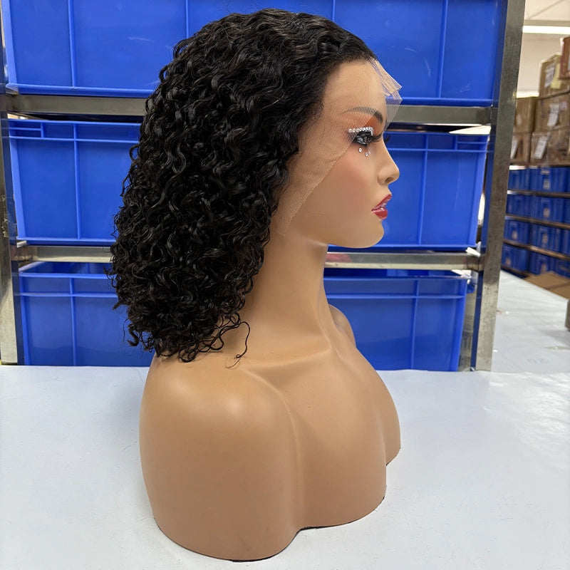 13x4 Frontal Bob Wig Jerry Curly