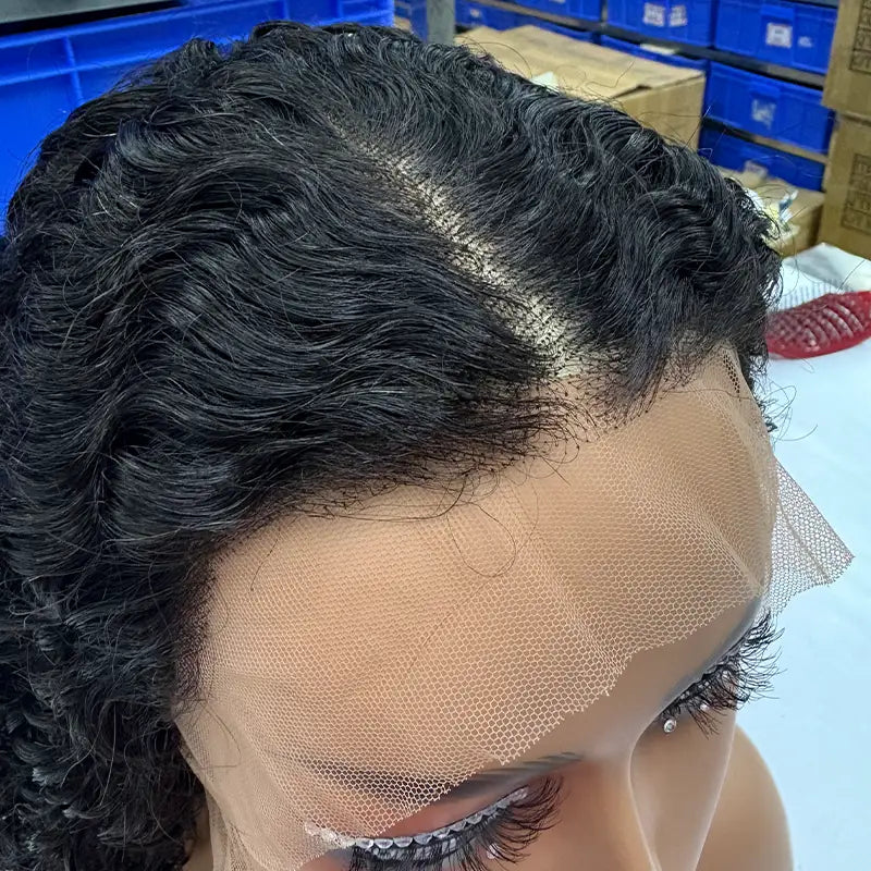 13x4 Frontal Bob Wig Jerry Curly