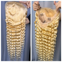 13x4 lace frontal wig #613 180% density