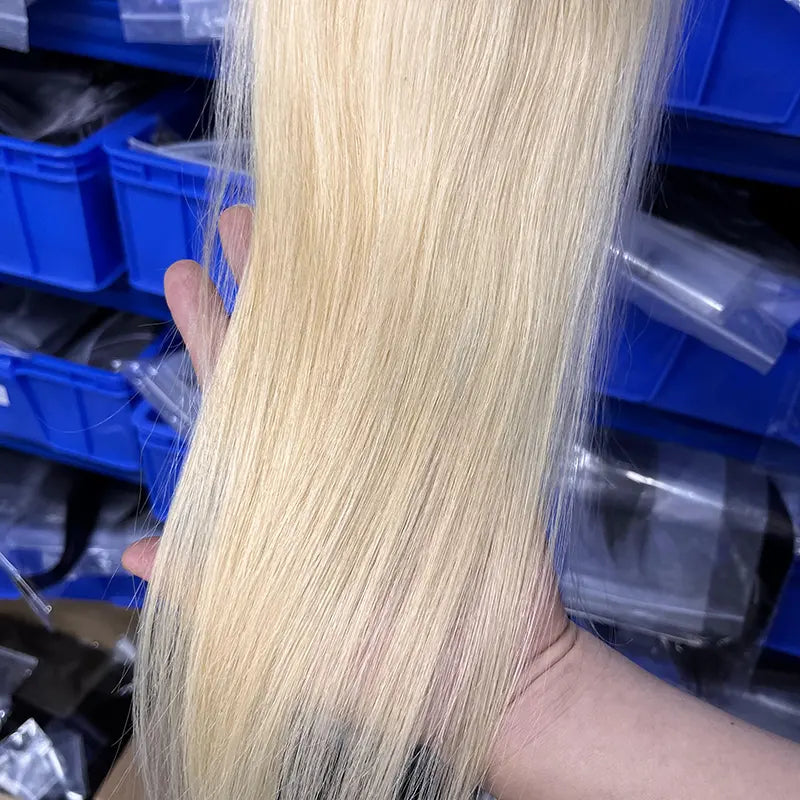 #613 Blonde Hair 6x6 HD/ Transparent Closure Straight