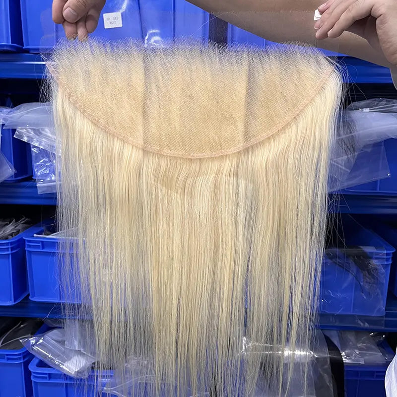 #613 Blonde Hair 13x6 HD/ Transparent Frontal