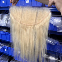 #613 Blonde Hair 13x6 HD/ Transparent Frontal