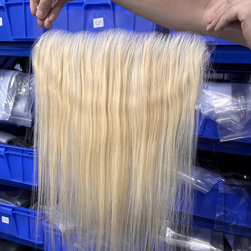 #613 Blonde Hair 13x6 HD/ Transparent Frontal