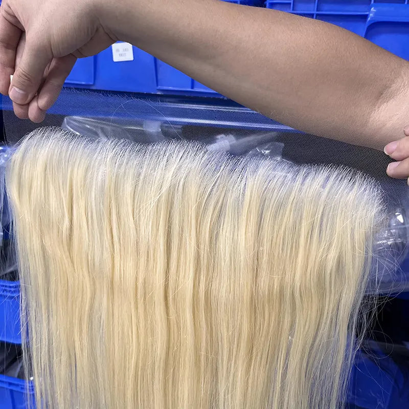 #613 Blonde Hair 13x6 HD/ Transparent Frontal