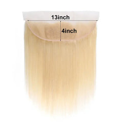 #613 Blonde Hair 13x4 HD/ Transparent Frontal