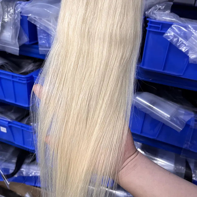 #613 Blonde Hair 5x5 HD/ Transparent Closure