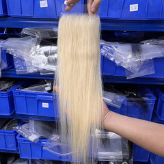 #613 Blonde Hair 5x5 HD/ Transparent Closure