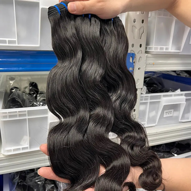 9A Raw Burmese Virgin Hair Weaving Body Wave