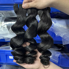 9A Raw Burmese Virgin Hair Weaving Loose Wave