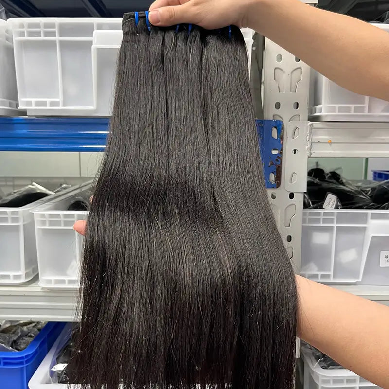 9A Raw Burmese Virgin Hair Weaving Yaki