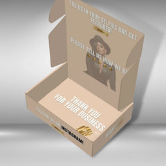 Custom Logo Aircraft Boxes For Hair Extensions & Wigs