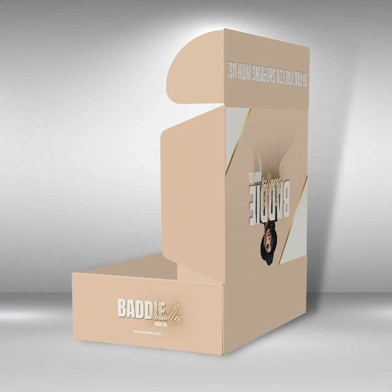 Custom Logo Aircraft Boxes For Hair Extensions & Wigs