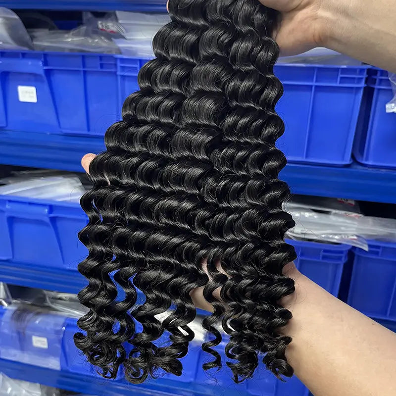 Deep wave Bulk Human Hair For Braiding