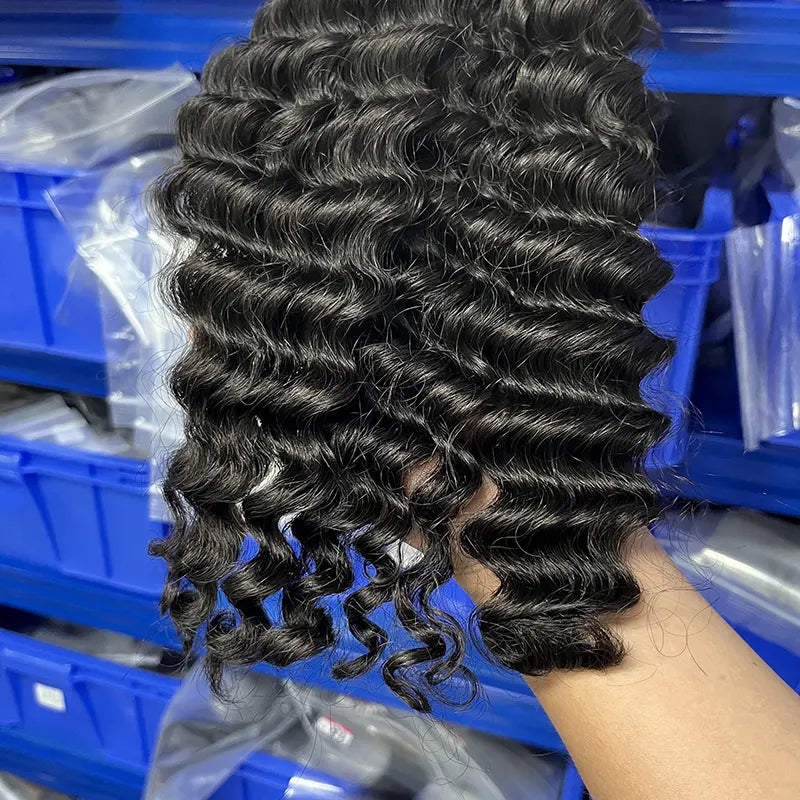 Deep Wave Tape-In Virgin Human Hair Extensions