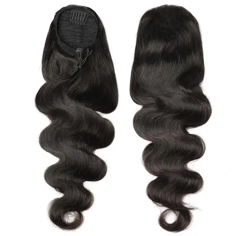 Drawstring Ponytail Virgin Human Hair Extensions