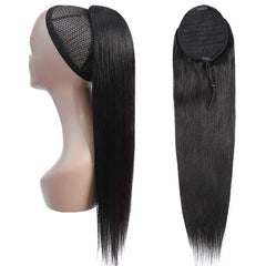 Drawstring Ponytail Virgin Human Hair Extensions