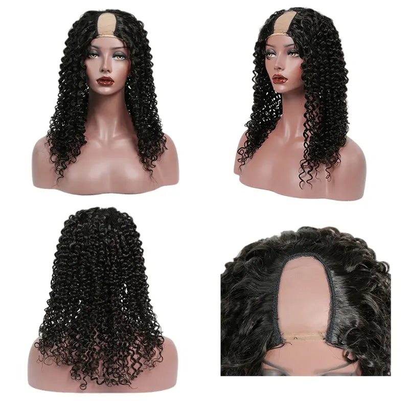 Straight Wavy Kinky & Curly U-Part Raw Hair Wig