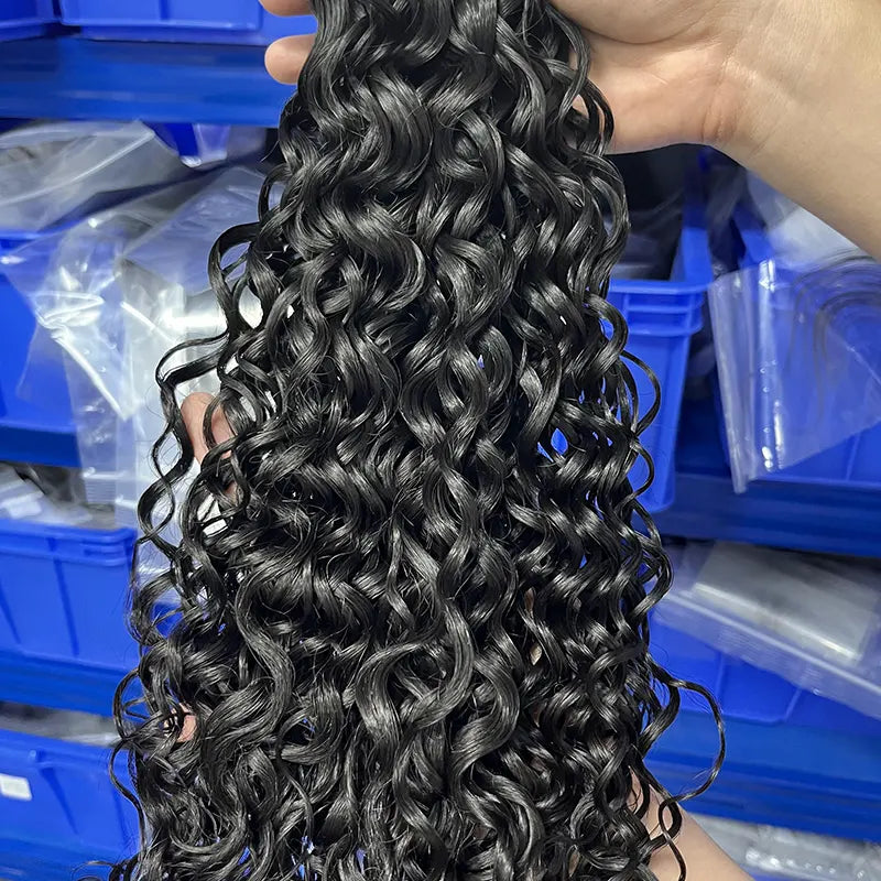 Water Wave Tape-In Virgin Human Hair Extensions