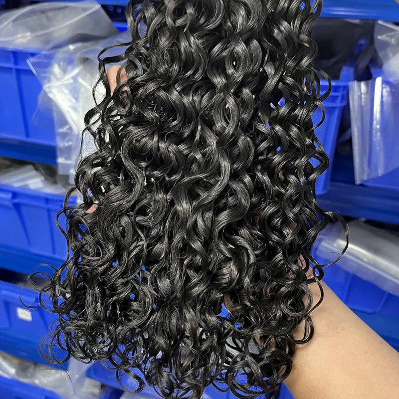 Water Wave Tape-In Virgin Human Hair Extensions